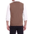 thumbnail image 5 of Iceglad Men's Argyle Sweater Vest V-Neck Classic Knit Sleeveless Pullover Preppy Golf Vest for Fall Winter, 5 of 8