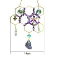 thumbnail image 2 of Washranp Suncatcher Window Hanging,Sparkling Reflective Honeycomb Light with Faux Crystal Prisms Hive for Home Indoor Outdoor Catcher Garden Ornament, 2 of 4