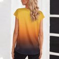 thumbnail image 4 of XYAIXT Short Sleeve T-shirt for Women Fashionable Print V Neck Ladies Blouse Summer Tops Casual Loose, 4 of 6