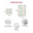 thumbnail image 7 of Teal Red Coastal Kitchen Dish Towels for Drying Dishes Set of 3, Nautical Seahorse Beach Coral Starfish Retro Waffle Weave Microfiber Hand Tea Bathroom Towels Quick Dry & Absorbent Towel 12x12, 7 of 7