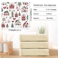 thumbnail image 6 of Yayeee 6 Pack Kitchen Dishcloths for Washing Dishes Soft Absorbent Microfiber Towels, Red Nordic Christmas, 6 of 9