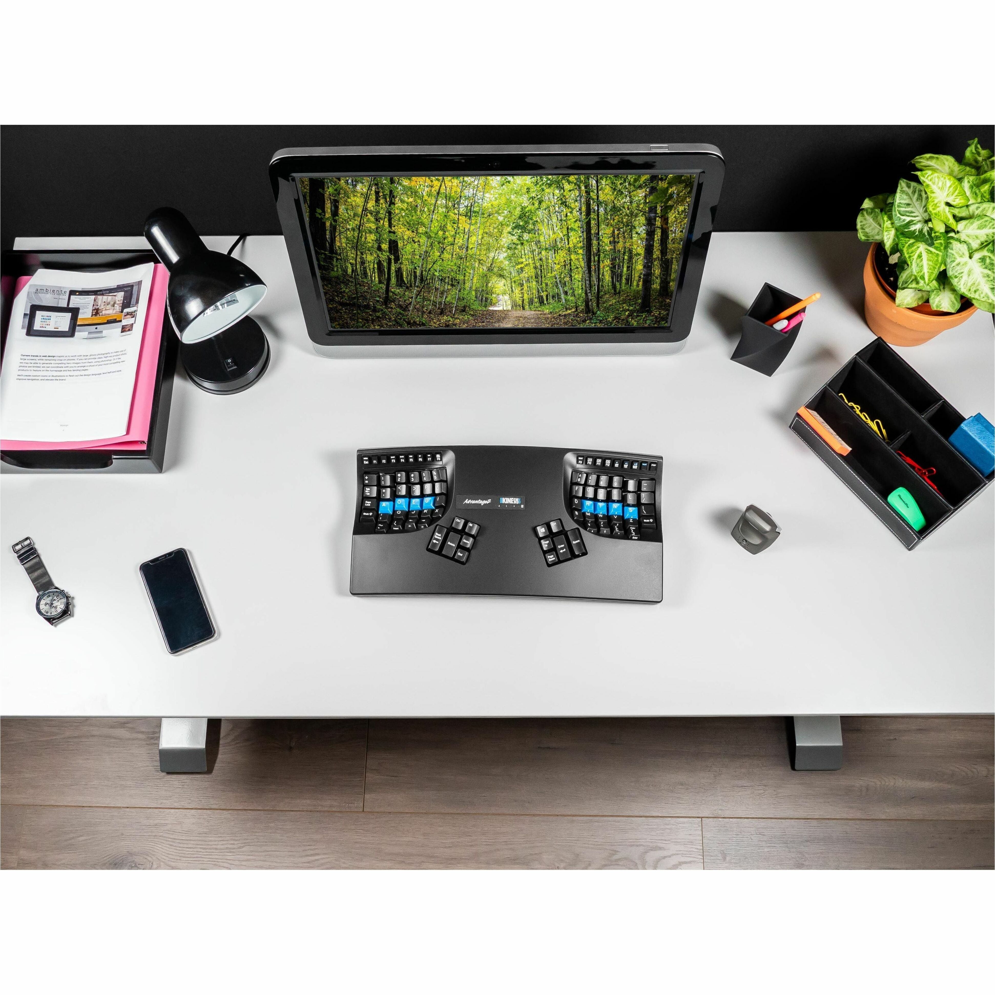 Kinesis Advantage2 Quiet LF Ergonomic Keyboard (KB600LFQ