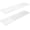 Gray, variant on Dextrus 30 CuFt Waterproof Metal Shed Shelf, Space Saving Storage Rack for Garden Patio Garage, Easy to Assemble, White