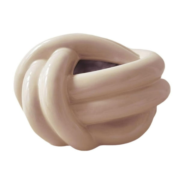 Funda de cerámica para caja de pañuelos, práctica decoración para el hogar, soporte para pañuelos faciales Color café con leche