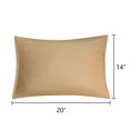 thumbnail image 5 of Silky-Soft 2-Pack Travel Pillowcases 1800 Microfiber Pillow Case with Zipper Closure, Light Brown Bedding Pillow Covers, 5 of 7