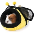 thumbnail image 1 of Stretchy Cotton Mini Small Animal Nest Comfortable Plush Hamster Bed (Bee,XL), 1 of 5