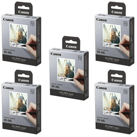 UPC: 0192223150638 | Canon 5 Pack SELPHY Color Ink/Label XS-20L Set  20 Sheets