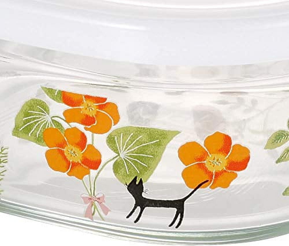 Glass Bento 'Iwaki' with bamboo lid