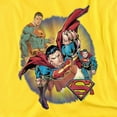 thumbnail image 2 of JLA Superman Collage Women's T Shirt, Yellow, 2X-Large, 2 of 6