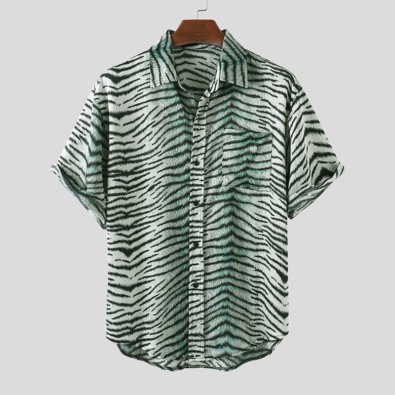 the baggy button down