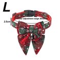 thumbnail image 2 of Collar de perro de Navidad con lazo, collares de Navidad para perro con pajarita, regalo de Navidad para cachorro gatito, 2 of 5