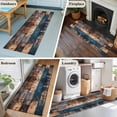 thumbnail image 6 of Vintage Wooden Large Area Rugs for Bedroom Living Room, Soft Non Slip Carpet Bedside Rug, Farmhouse Retro Shabby Wood Rectangular Floor Cover Kitchen Accent Rug 2'x6' for Dining Room/Office, 6 of 9