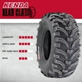 thumbnail image 4 of Kenda Bear Claw 25x12.5-9 Rear Off-Road Tire for All-Terrain (ATV), Utility Task (UTV), & Side-by Side (SXS) Vehicles 25/12.5-9 w/ Keychain, 4 of 9