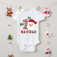 thumbnail image 5 of Body de bebé con estampado navideño en español para mi primer bebé, mono de manga corta para recién nacido, traje de fiesta para niño pequeño, 5 of 5