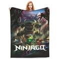 thumbnail image 2 of Ninjago Fleece Throw Blankets, Super Soft Flannel Cozy Blankets for Adults, Washable Lightweight Blanket for Couch Sofa Bed Office, Warm Plush Blankets, 2 of 8