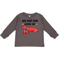thumbnail image 3 of Inktastic My Pop Pop Loves Me- cute crab family Boys or Girls Long Sleeve Toddler T-Shirt, 3 of 5