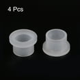 thumbnail image 3 of Uxcell Flanged Sleeve Bearings Plastic Bushings Nylon Bushings, White 10.2x13x10.1mm 4Pcs, 3 of 5