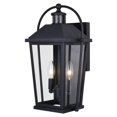 thumbnail image 1 of Vaxcel International T0637 9.5 in. Lexington 2 Light Dualux Outdoor Motion Sensor Wall Light, Textured Black, 1 of 1