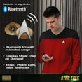 thumbnail image 6 of FAMETEK Star Trek Next Generation Bluetooth Communicator Badge 2026 Edition - TNG Bluetooth ComBadge with Chirp Sound Effects, Microphone & Speaker – Star Trek Memorabilia, Gifts and Collectibles, 6 of 7