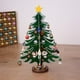 thumbnail image 2 of Mini árbol de Navidad de mesa de madera, juego de juguetes navideños con mini adornos navideños y copa de estrella para decoración navideña, decoraciones de mesa (1 juego, G, 2 of 5