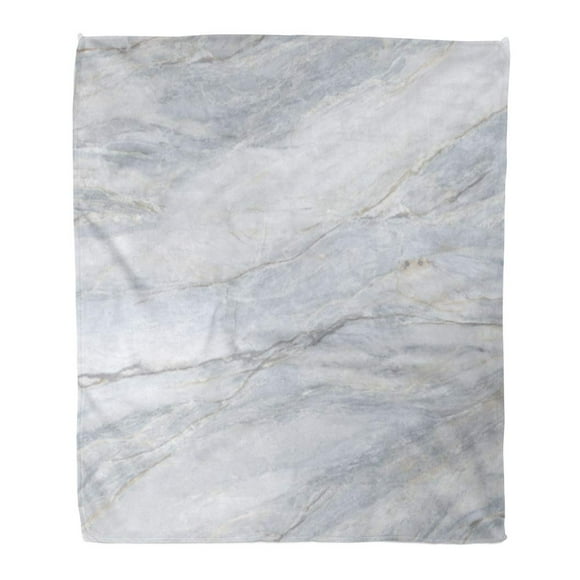 POGLIP Semtomn Decorative Throw Blanket 58x80 Inches Gray Granite Natural Marbles and Slab Stone Abstract Antique Warm Flannel Soft Blanket for Couch Sofa Bed
