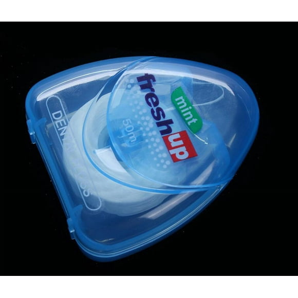 Bobina dental portátil de repuesto de 50 m de nailon color menta para el cuidado bucal de la clínica dental