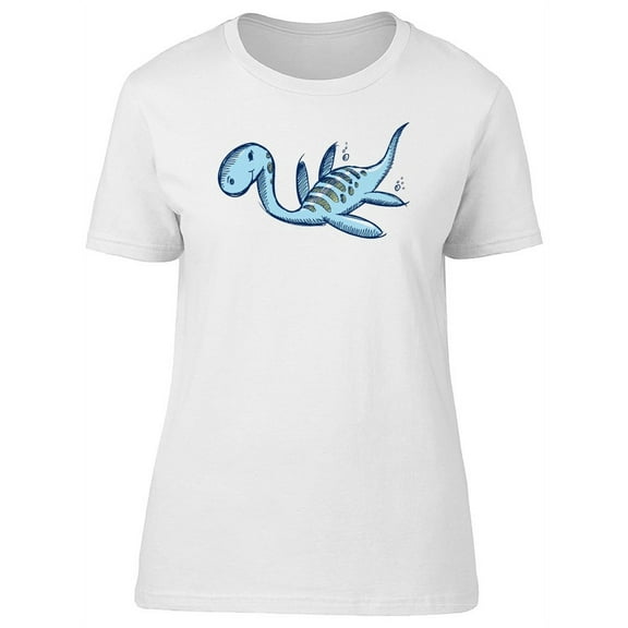 Cartoon Sea Dinosaur Tee Women's -Image by Shutterstock