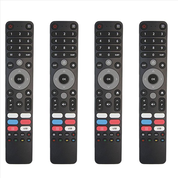 4X Control Remoto Universal para Televisores Inteligentes DEXP, , , para Varios Modelos, Control por Voz