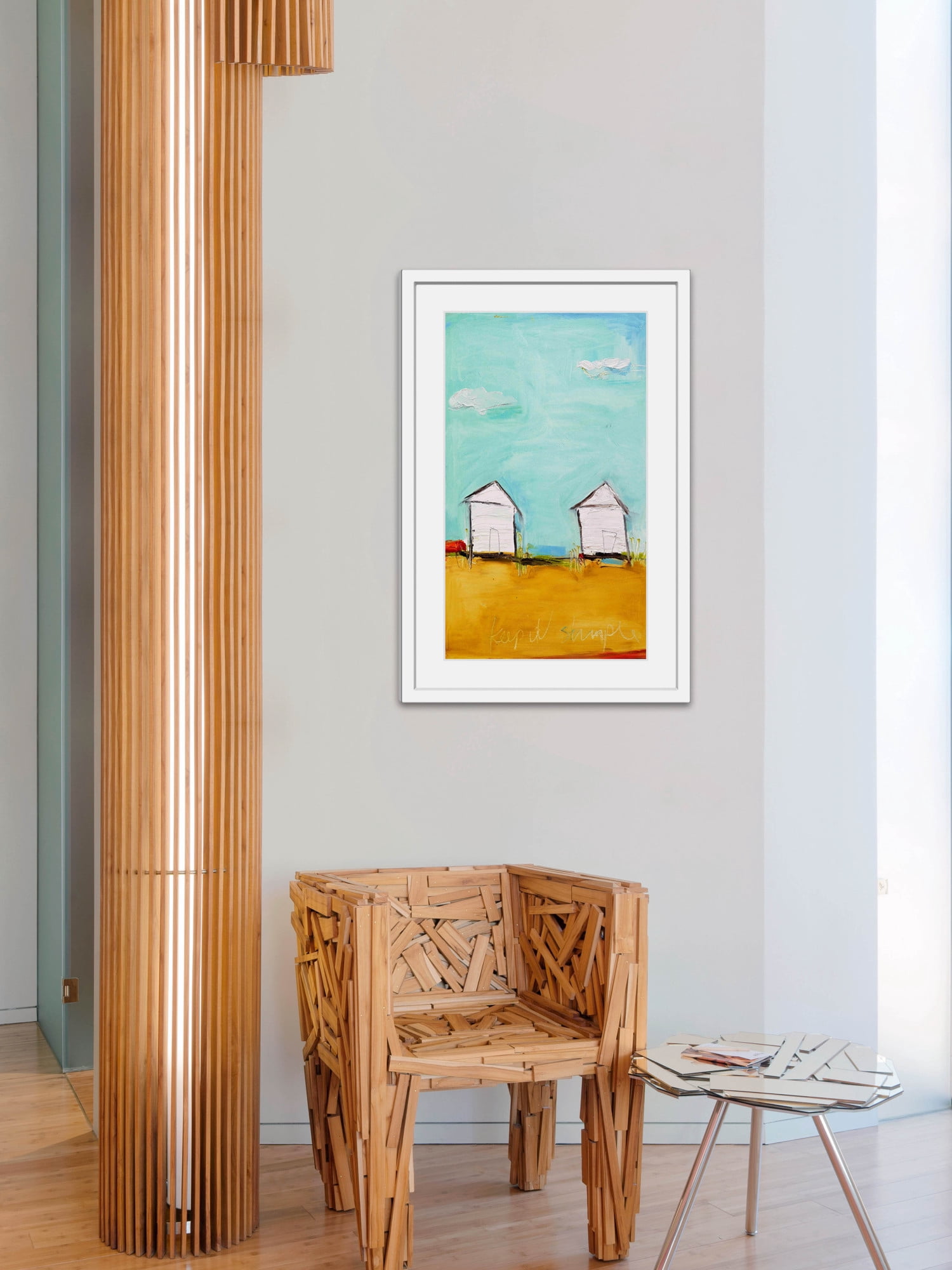 Marmont Hill "Keep It Simple" by Tori Campisi Painting Print in Frame