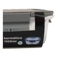 thumbnail image 4 of Contenedor Hermético Hometrends de Vidrio Transparente Cuadrado 1100 ml, 4 of 4