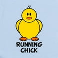 thumbnail image 2 of CafePress - Running Chick Infant Bodysuit - Baby Light Bodysuit, Size Newborn - 24 Months, 2 of 4