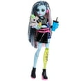 thumbnail image 3 of Monster High Frankie Stein Fashion Doll in Black Pleather Skirt with Pet Watzie and 7 Accessories, 3 of 6