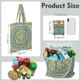 thumbnail image 2 of Sac Fourre-Tout Réutilisable Mandala Spirituel Artistique - Sac d'Épicerie Durable Lavable en Machine Grande Capacité, 2 of 2