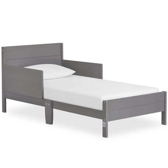Dream On Me Holland Toddler Bed made with Sustainable New Zealand Pinewood, Steel Grey