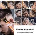thumbnail image 4 of Graflsoa USB Rechargeable Vintage Hair Clipper with Stainless Steel Blades, Precision Trimming, No Lubricant Included, Black, 4 of 6