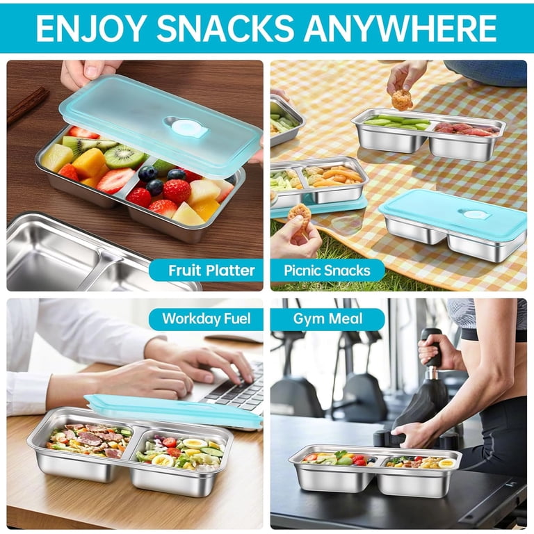 TAIMASI Stainless Steel Lunch Container Set, 9 Pieces photo 6