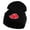 Black, variant on Anime Ninja Cloud Logo Embroidered 12" Long Knitted Beanie - Maroon OSFM
