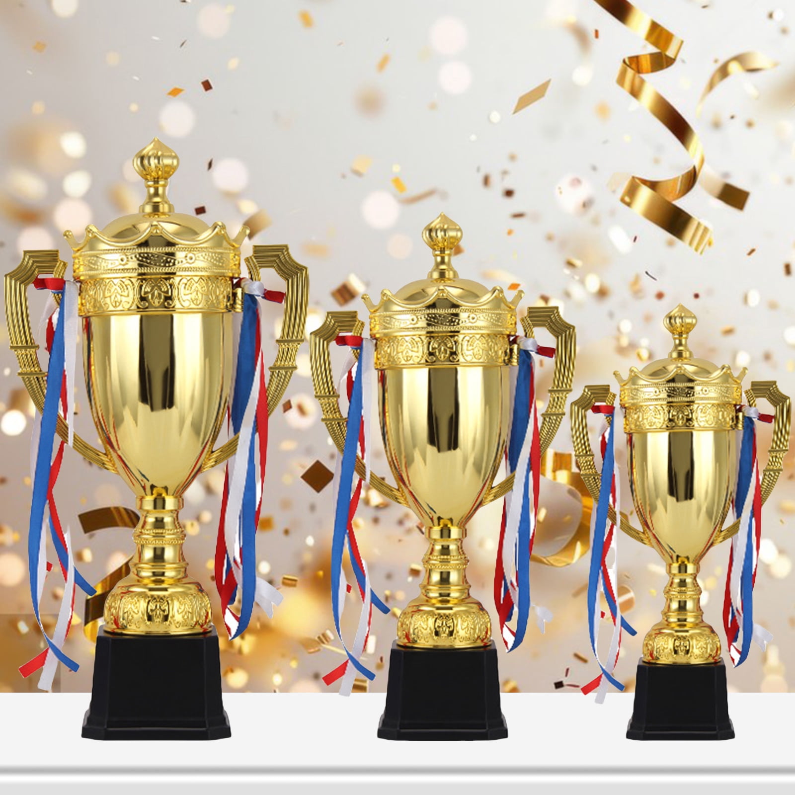 Delicate Small Sports Trophies Cup Accessory for Sports Competitions and Event Awards with Smooth Rounded Corner