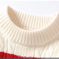 thumbnail image 5 of uikmnh Winter Sweaters for Men O Neck Knitwear Pullover Male Striped Sweater Loose Knitted Trend Top Mens Clothing, 5 of 5