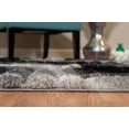 thumbnail image 2 of 22" x 26" Black Polyester Accent Rug, 2 of 2