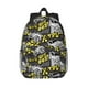 thumbnail image 1 of Easygdp White Retro Off-Road Vehicle Mochila Ligera de 15 Pulgadas para Estudiantes, Mochila Cómoda para la Escuela y Viajes, Correas Ajustables, 1 of 6