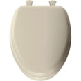 thumbnail image 1 of Elongated Soft Toilet Seat, Bone, 1 of 1