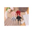 thumbnail image 5 of INSPIRE CHIC Women's Lace Bow Tie Pre-Tied Ribbon Wedding Party Bow Brooches, 5 of 5