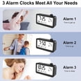 thumbnail image 5 of Reloj Despertador Digital con Temporizador Visual, Juegos de Alarmas, Pantalla Dual , Cuenta Regresiva, Recordatorio de Tiempo de Aprendizaje para Niños, 5 of 5