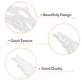 thumbnail image 4 of Uxcell 12 Packs Vintage Resin Picture Frame Lace Photo Frame for DIY Accessories, White, 4 of 6