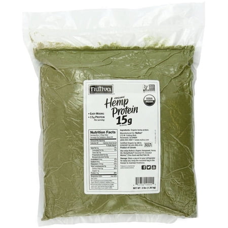 Nutiva Organic Hemp Protein Powder, 15g Protein, 3.0 Lb
