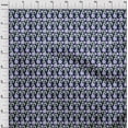 thumbnail image 4 of oneOone Cotton Flex Blue Fabric Florals Sewing Craft Projects Fabric Prints By Yard 40 Inch Wide, 4 of 4