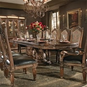 Michael Amini Villa Valencia Rectangular Wood Dining Table - Classic Chestnut