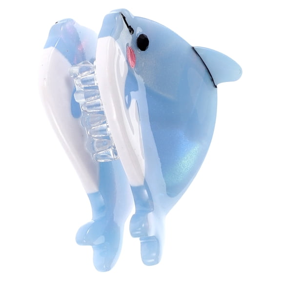 Masteelf Small Dolphin Hair Clips for Women and Girls, Animal Shape Jaw Clips, Sea Animal Acetate Hair Accessories