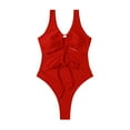 thumbnail image 6 of Women's One Piece Bathing Suits Swimsuits Scoop Neck Adjustable Straps Strappy Low Back, 6 of 6